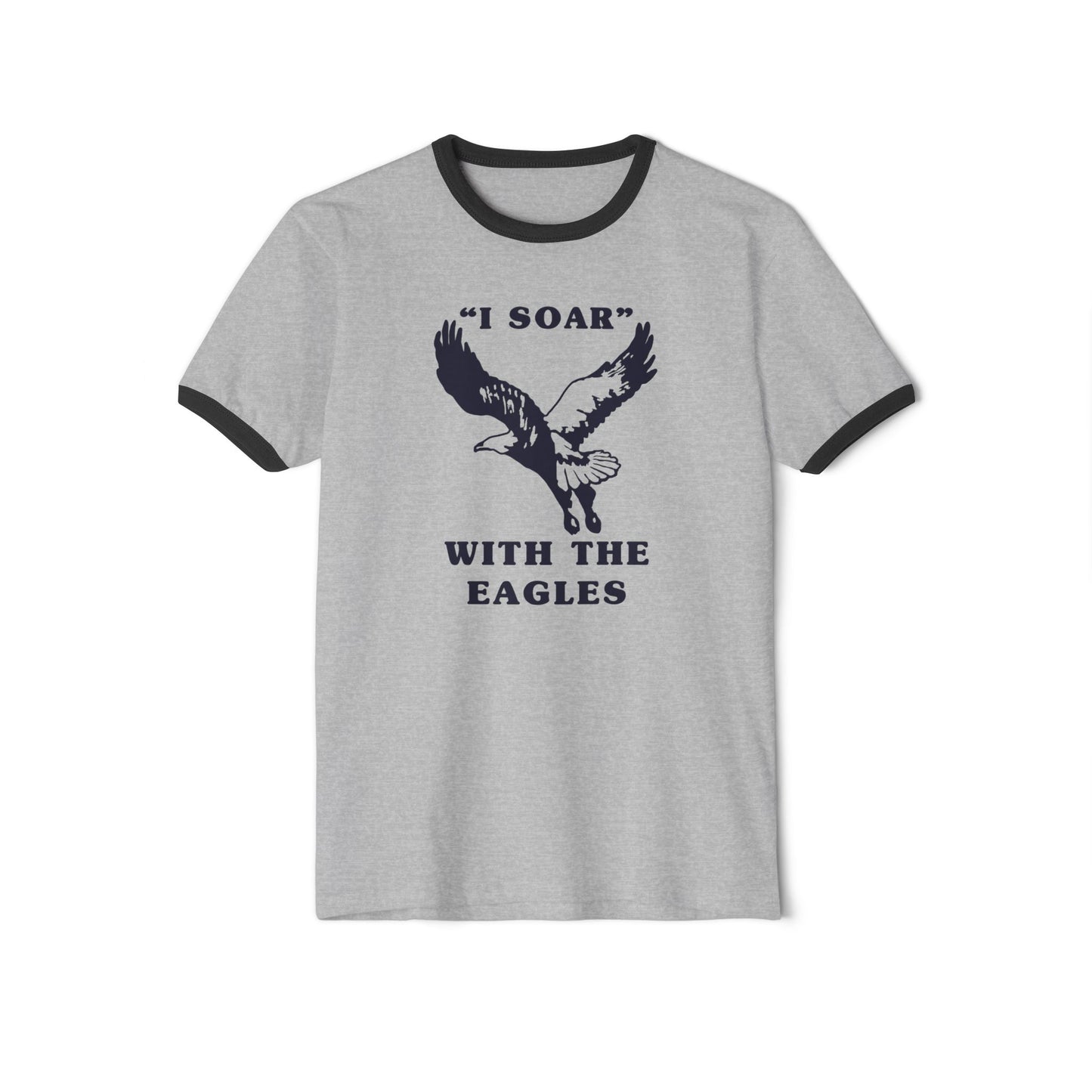 Soar with the Eagles Cotton Ringer T-Shirt