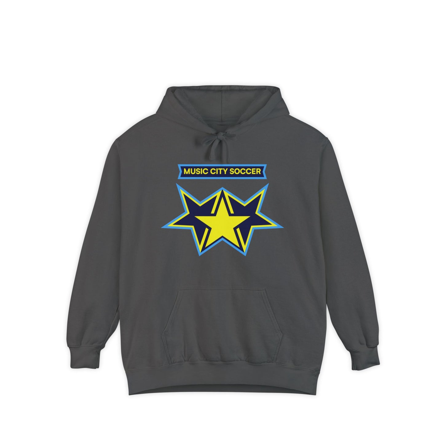 3 star refract Garment-Dyed Hoodie