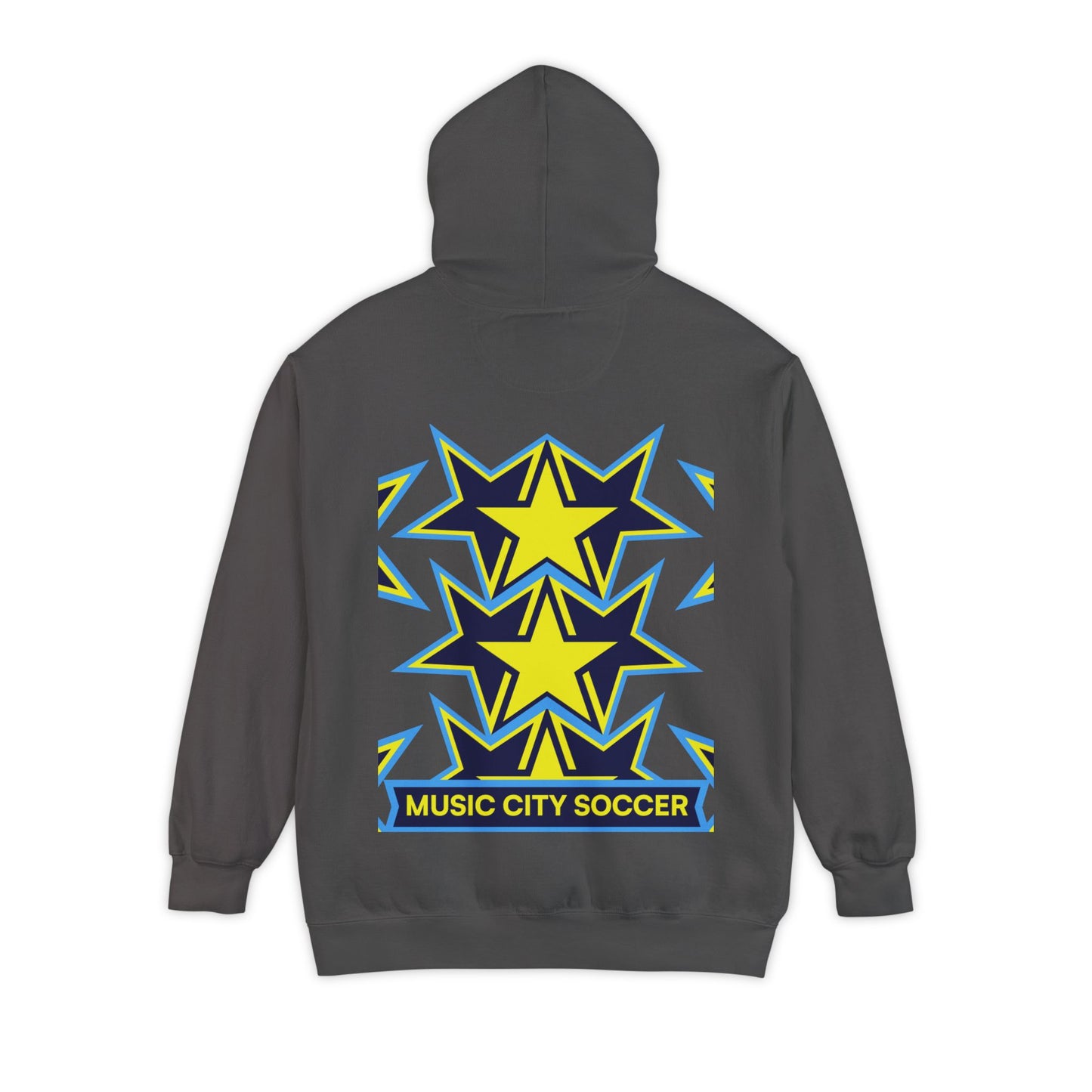 3 star refract Garment-Dyed Hoodie
