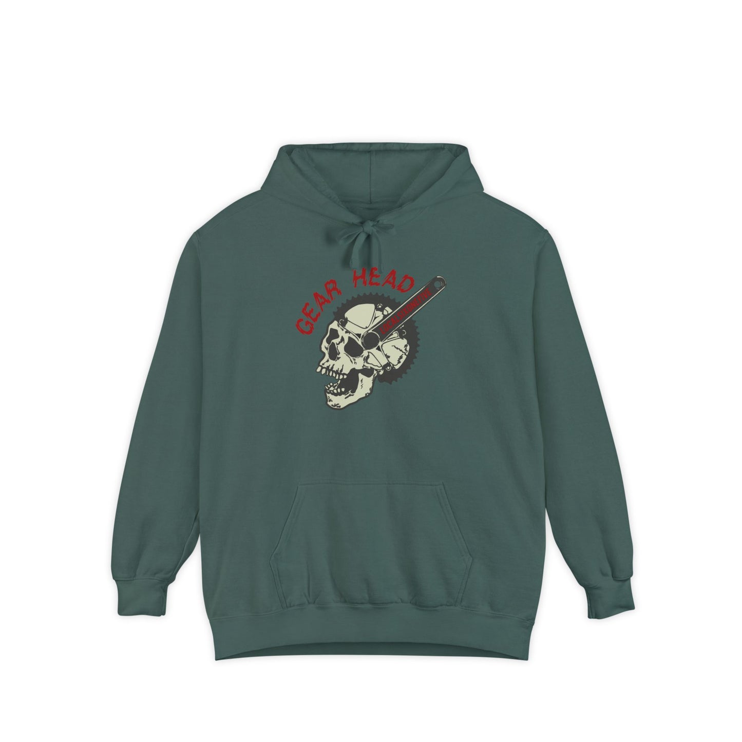 Gear Head Unisex Garment-Dyed Hoodie