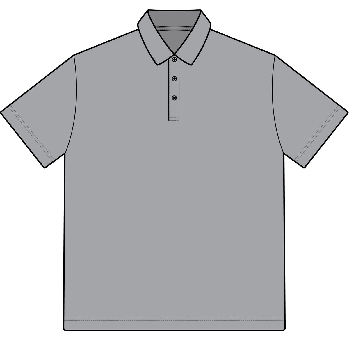 SkullTeeth Crest Men's Pique Polo