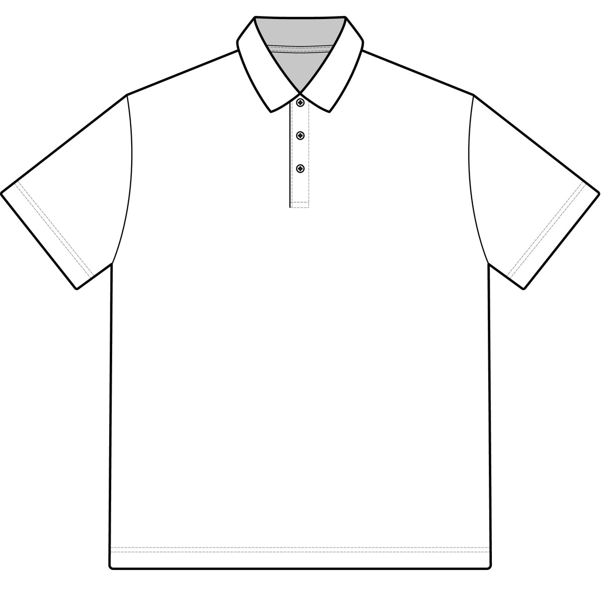 SkullTeeth Crest Men's Pique Polo