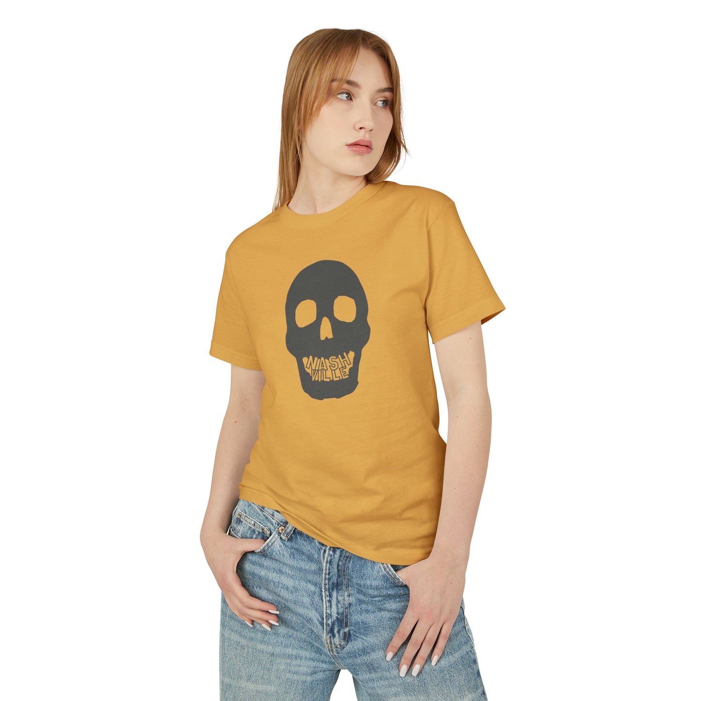 Nash Skull Teeth Unisex Garment-Dyed Heavyweight Cotton Tee