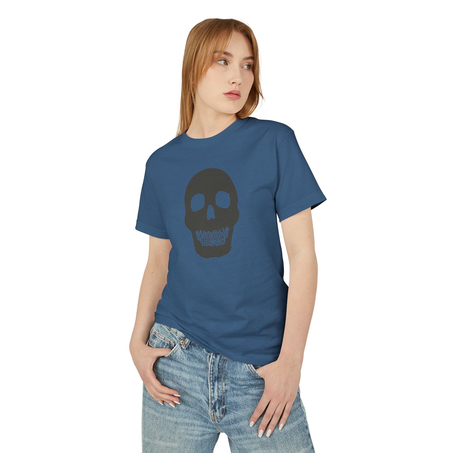 Nash Skull Teeth Unisex Garment-Dyed Heavyweight Cotton Tee