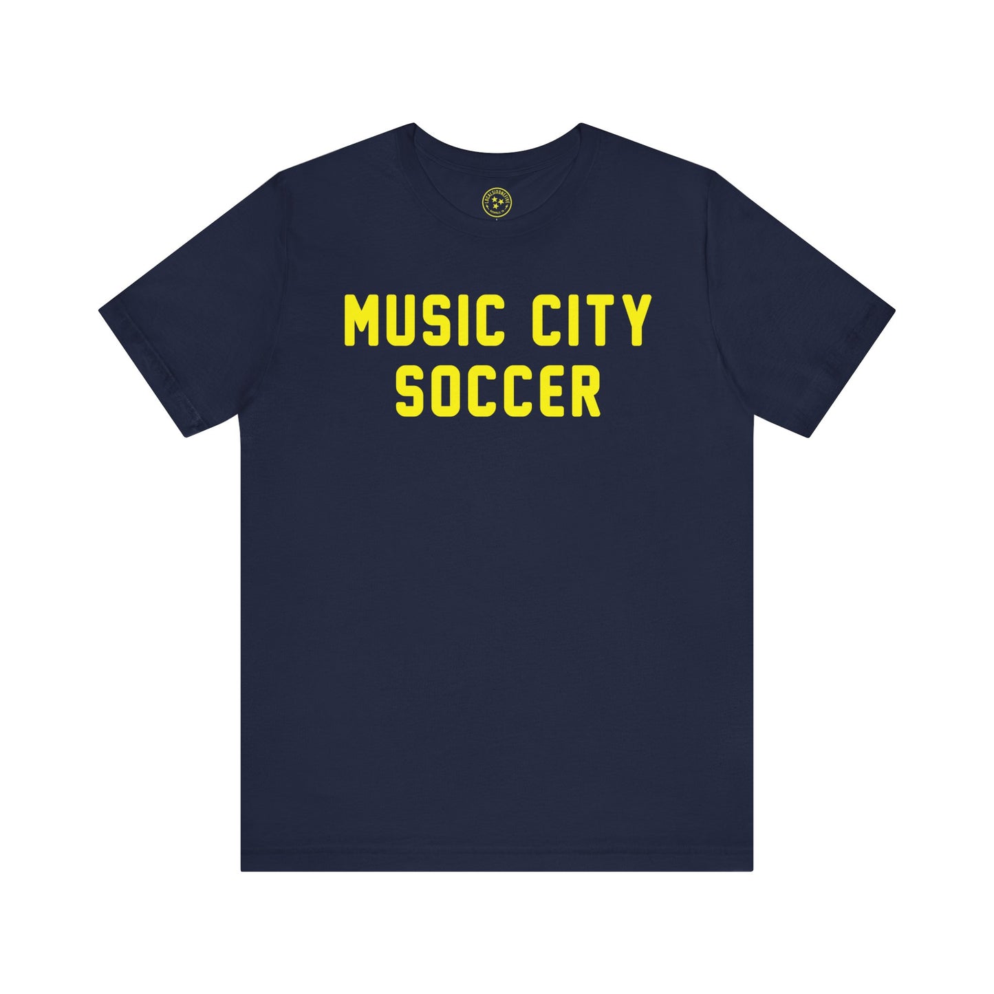 MUSIC CITY SOCCER Plain Unisex Jersey Short Sleeve Tee