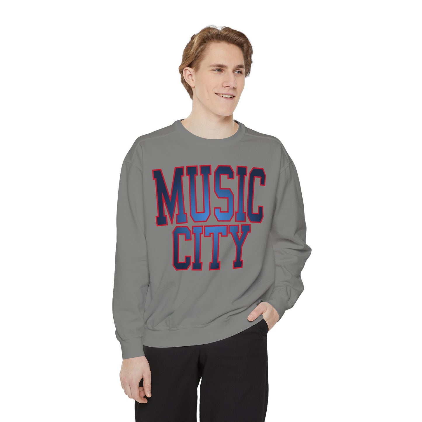 MUSIC CITY Tall Grad Garment-Dyed Sweatshirt