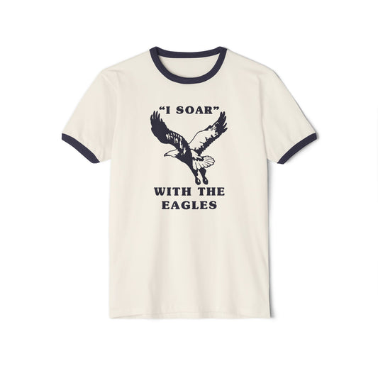 Soar with the Eagles Cotton Ringer T-Shirt