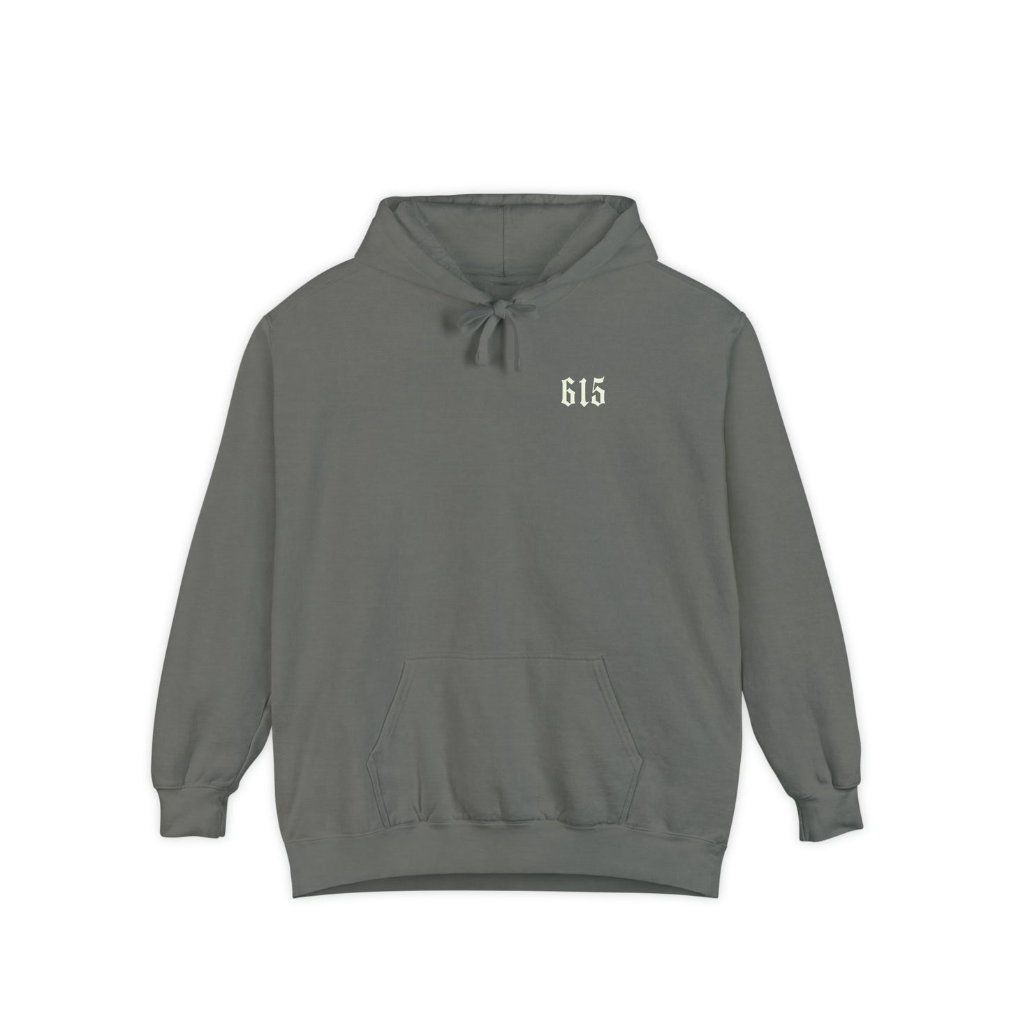 615 City Skull Unisex Garment-Dyed Hoodie