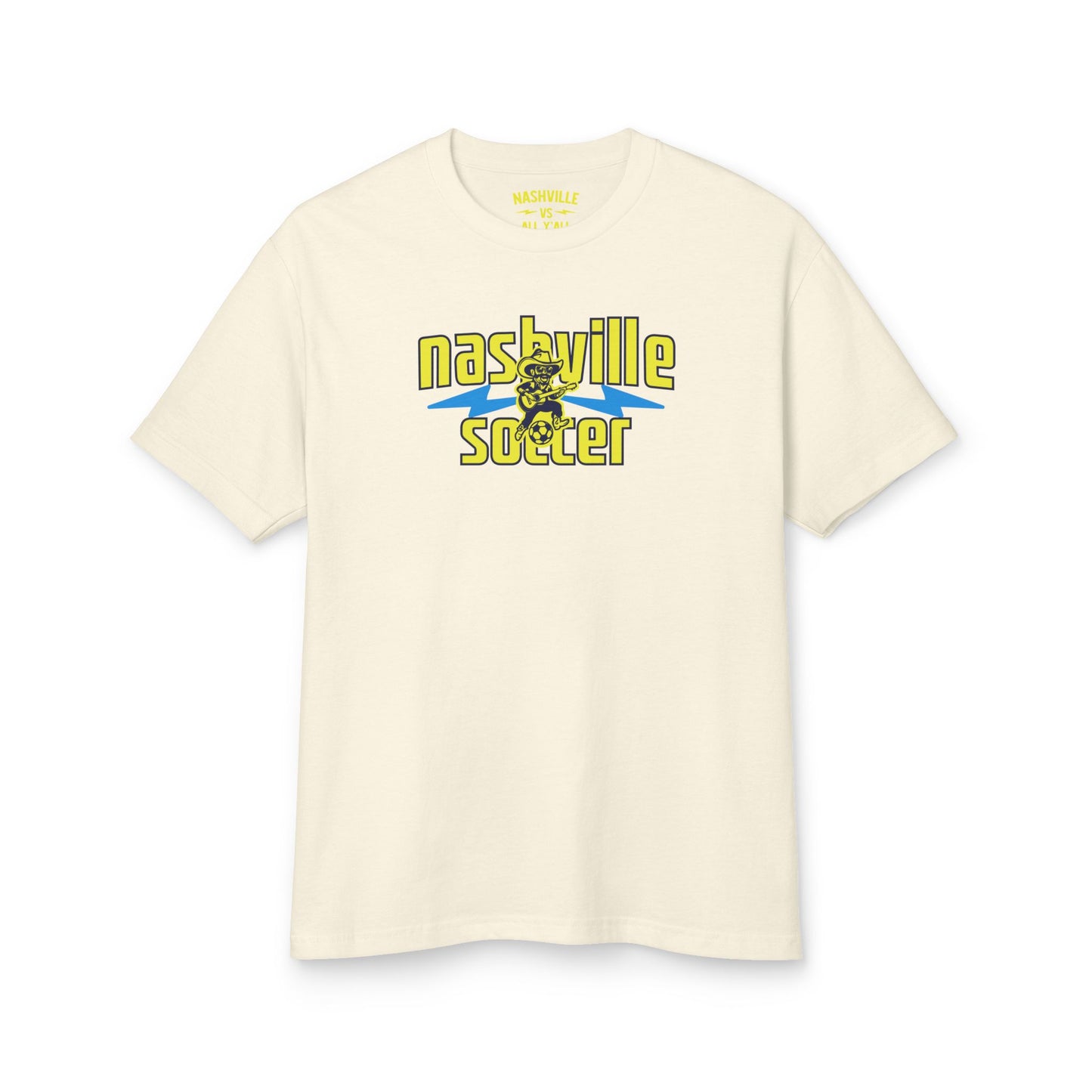 Nashville Soccer Lowercase SamBolts Garment-Dyed Heavyweight Cotton Tee