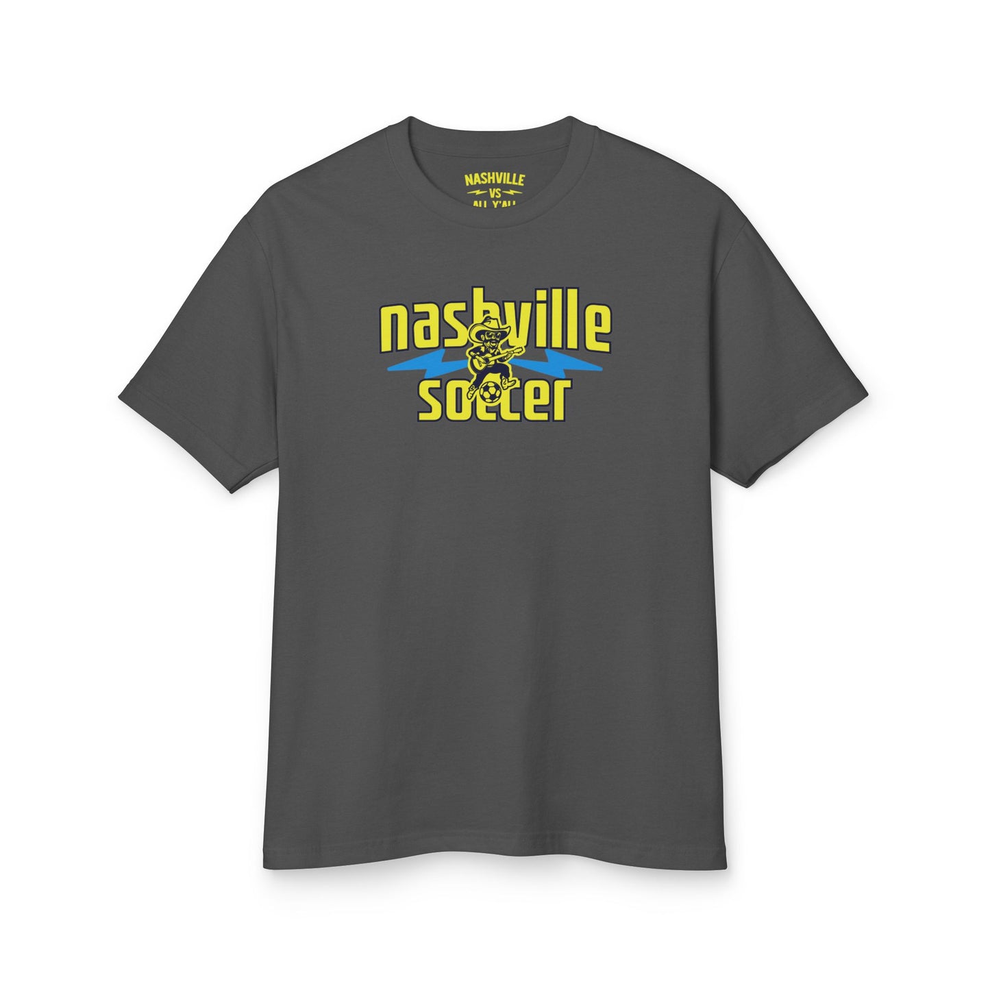 Nashville Soccer Lowercase SamBolts Garment-Dyed Heavyweight Cotton Tee