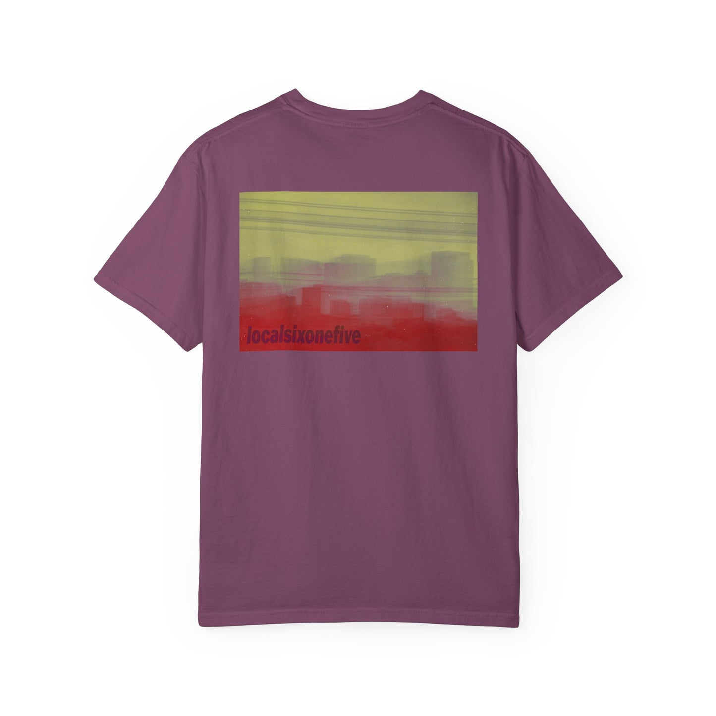 Local City blur Garment-Dyed T-shirt