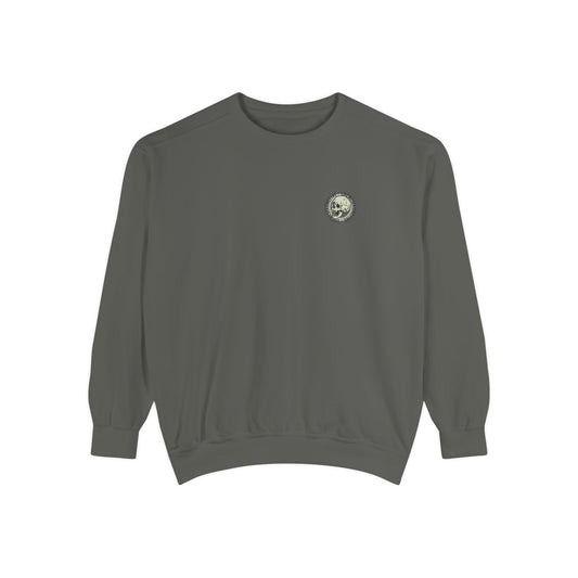 LOCAL ring logo chest Unisex Garment-Dyed Sweatshirt