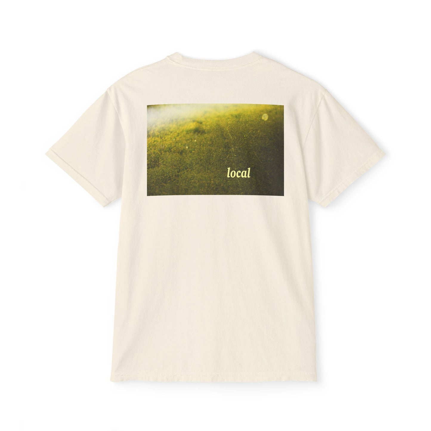 Local Yellow dingy flowers Garment-Dyed Pocket T-Shirt