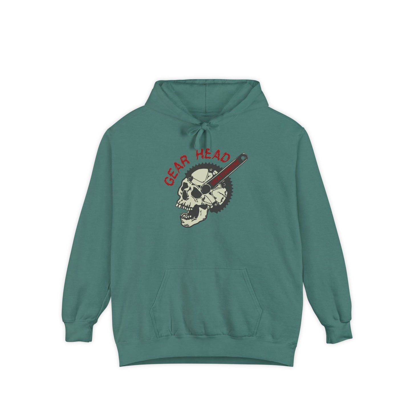 Gear Head Unisex Garment-Dyed Hoodie