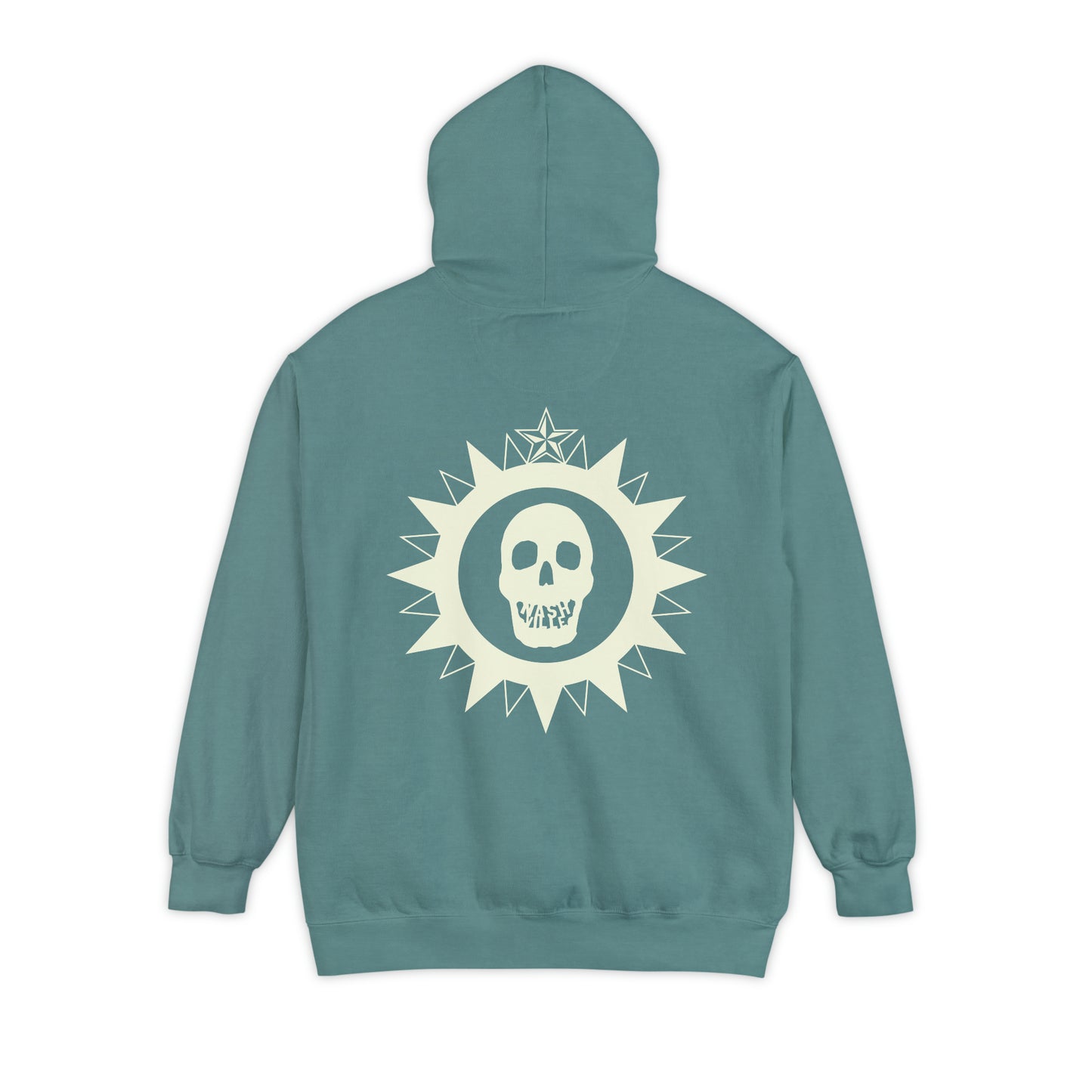 615 City Skull Unisex Garment-Dyed Hoodie