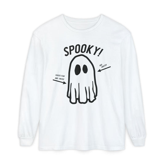 and Sinister Unisex Garment-dyed Long Sleeve T-Shirt