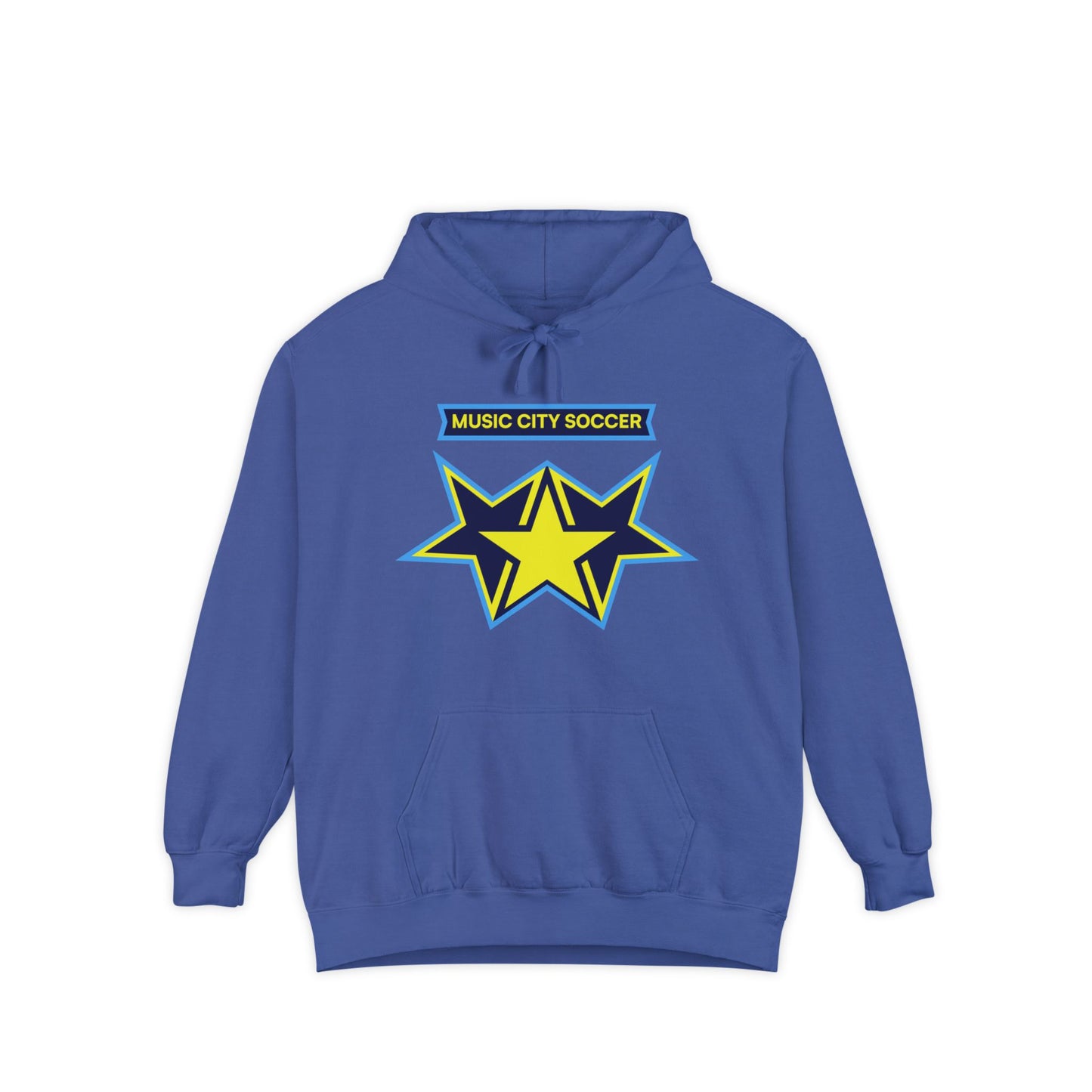 3 star refract Garment-Dyed Hoodie