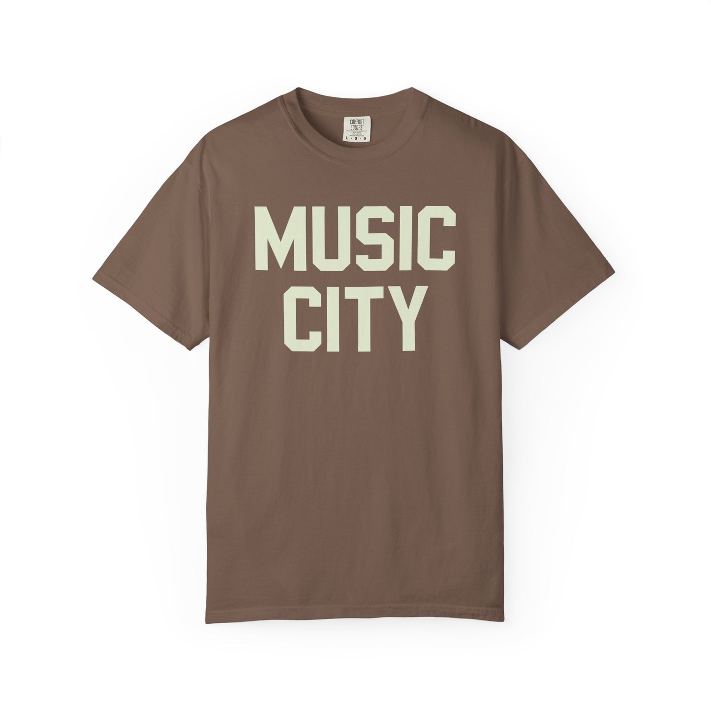 Music City Blocky Unisex Garment-Dyed T-shirt