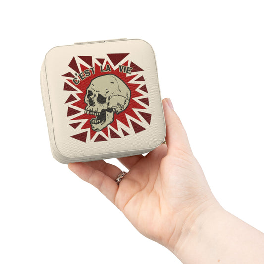 Skull Blast Vie Jewelry Travel Case