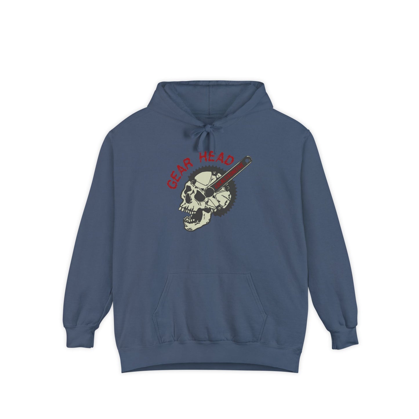 Gear Head Unisex Garment-Dyed Hoodie