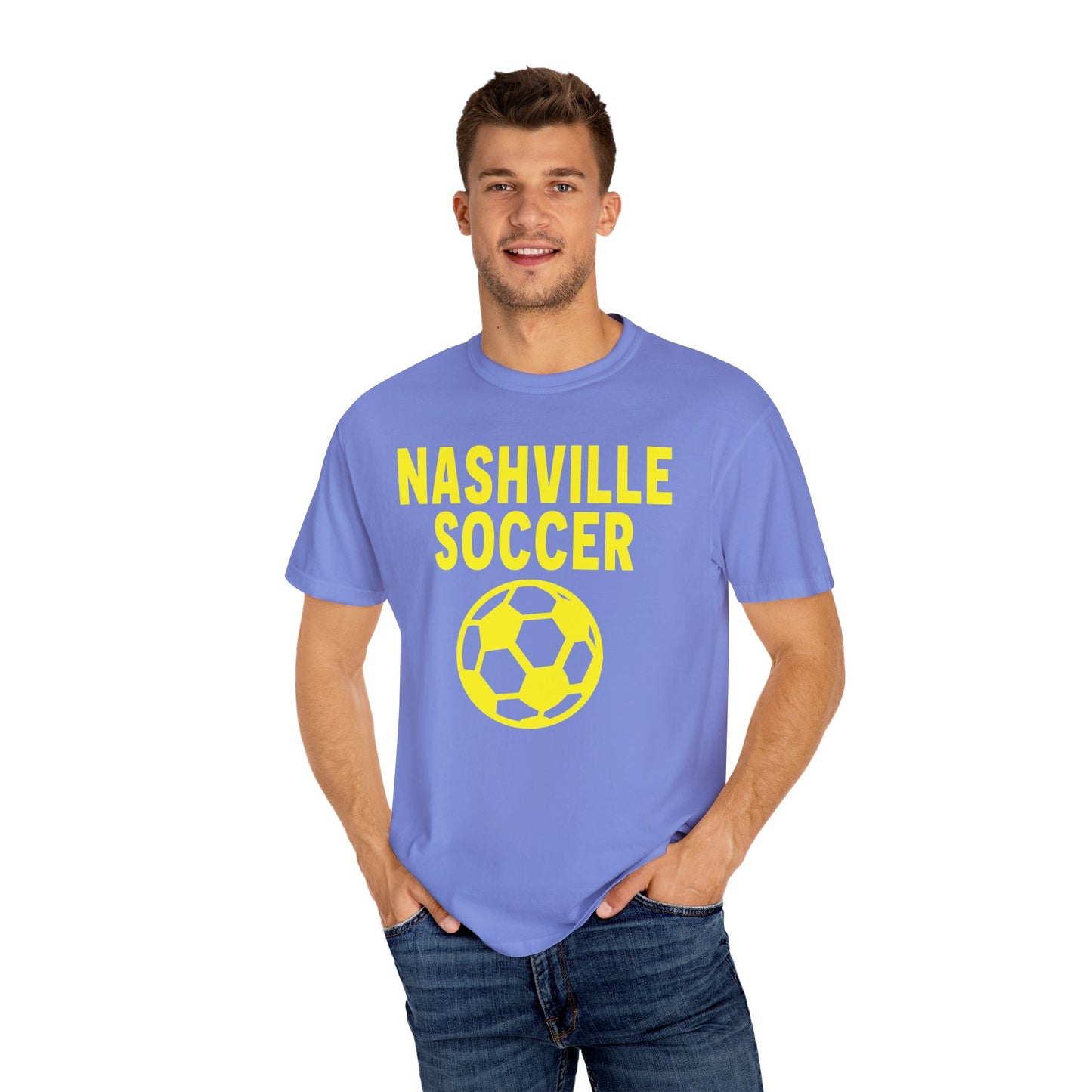Nashville Soccer Ball Garment-Dyed T-shirt
