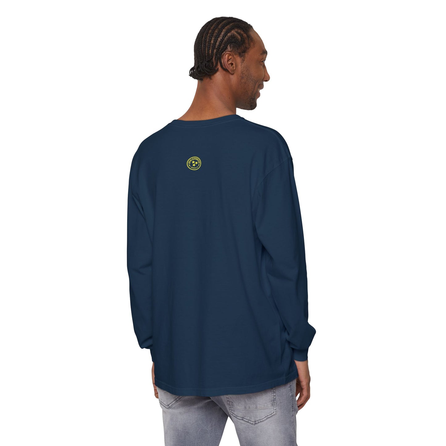 Music City Blocky Unisex Garment-dyed Long Sleeve T-Shirt