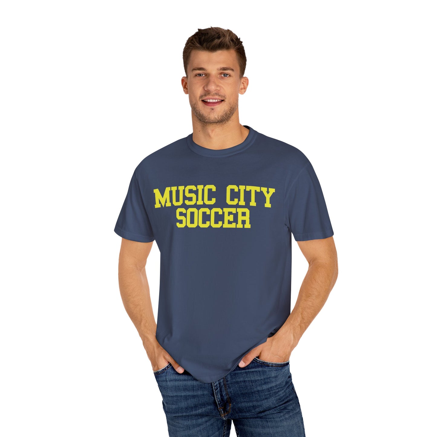 MCS Block Unisex Garment-Dyed T-shirt