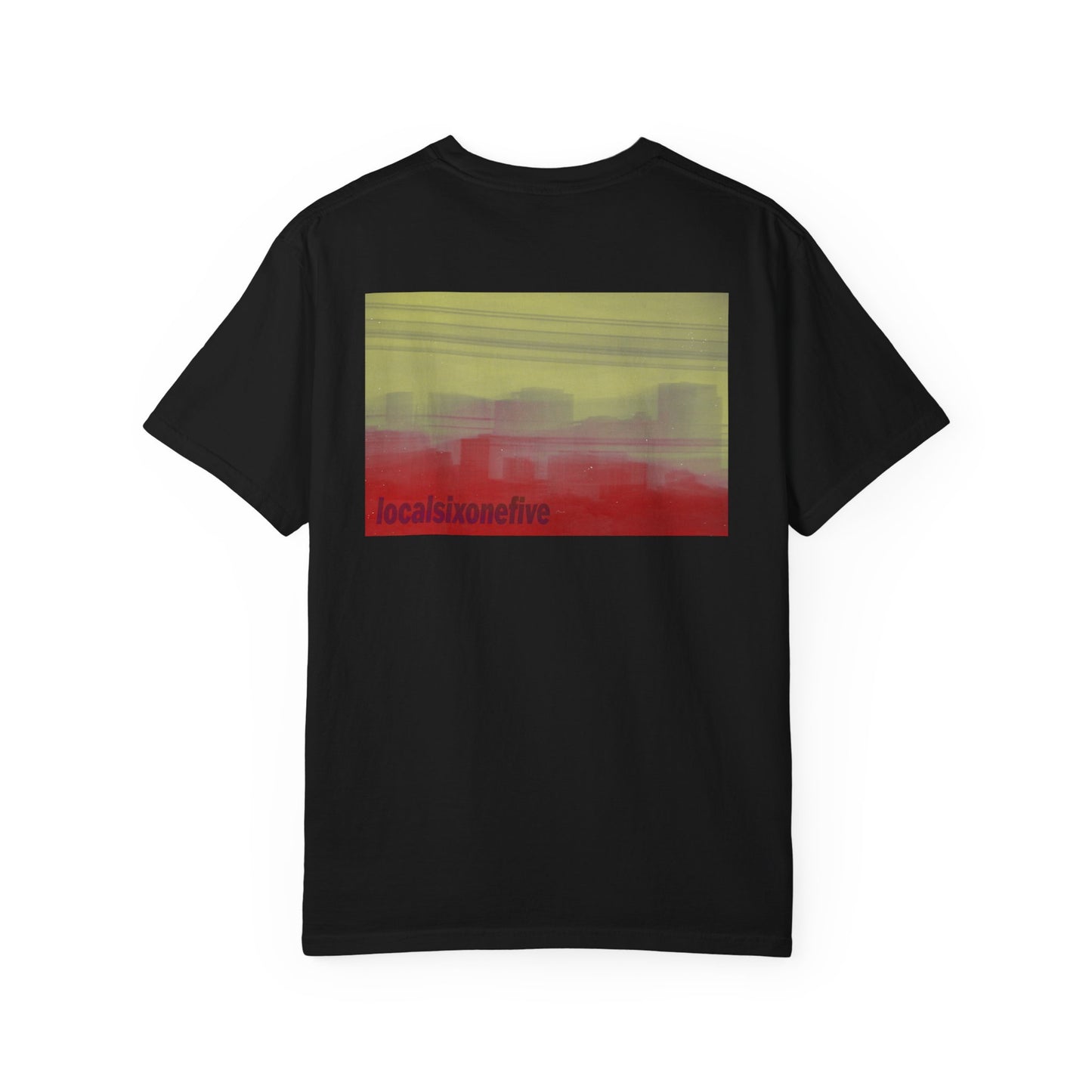 Local City blur Garment-Dyed T-shirt