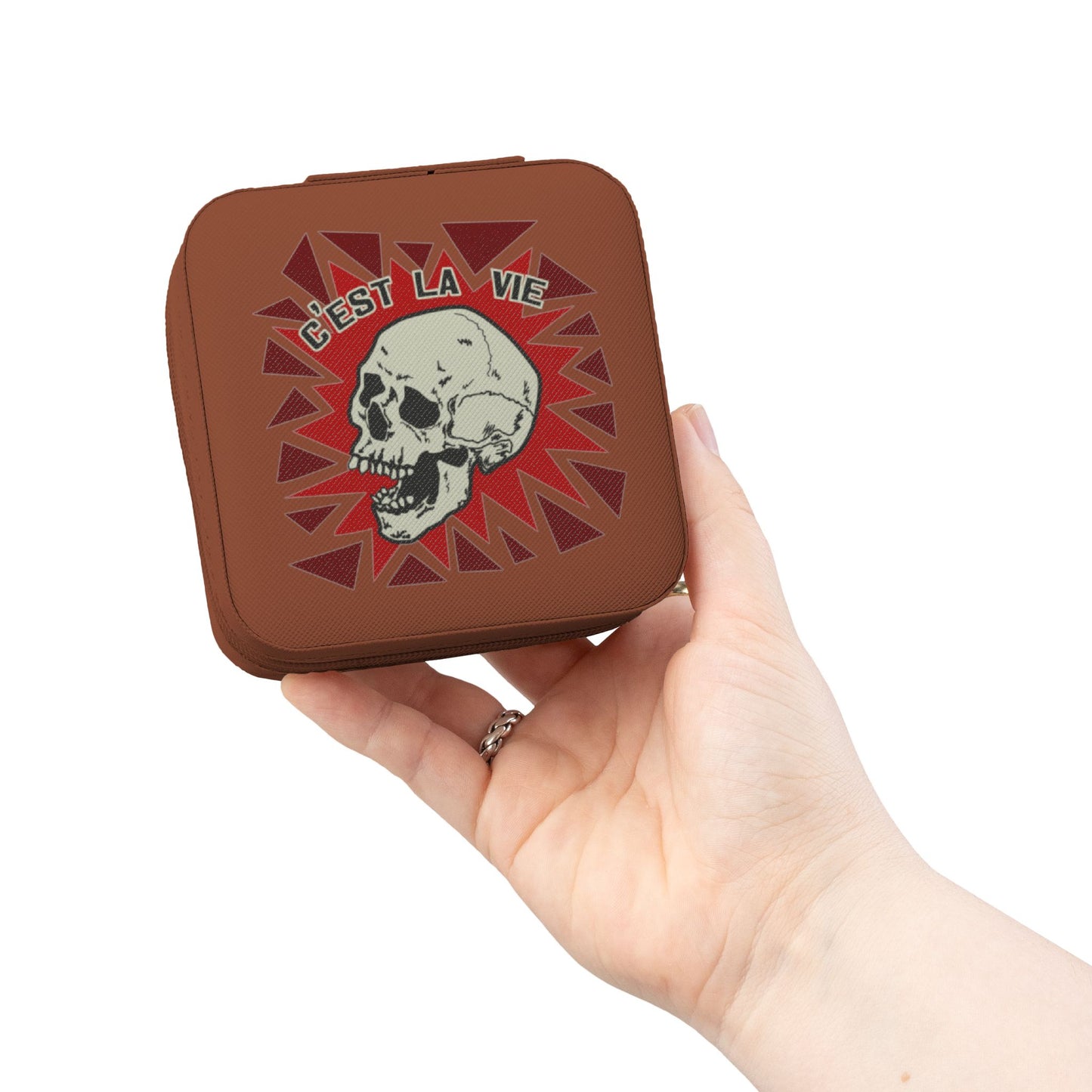 Skull Blast Vie Jewelry Travel Case