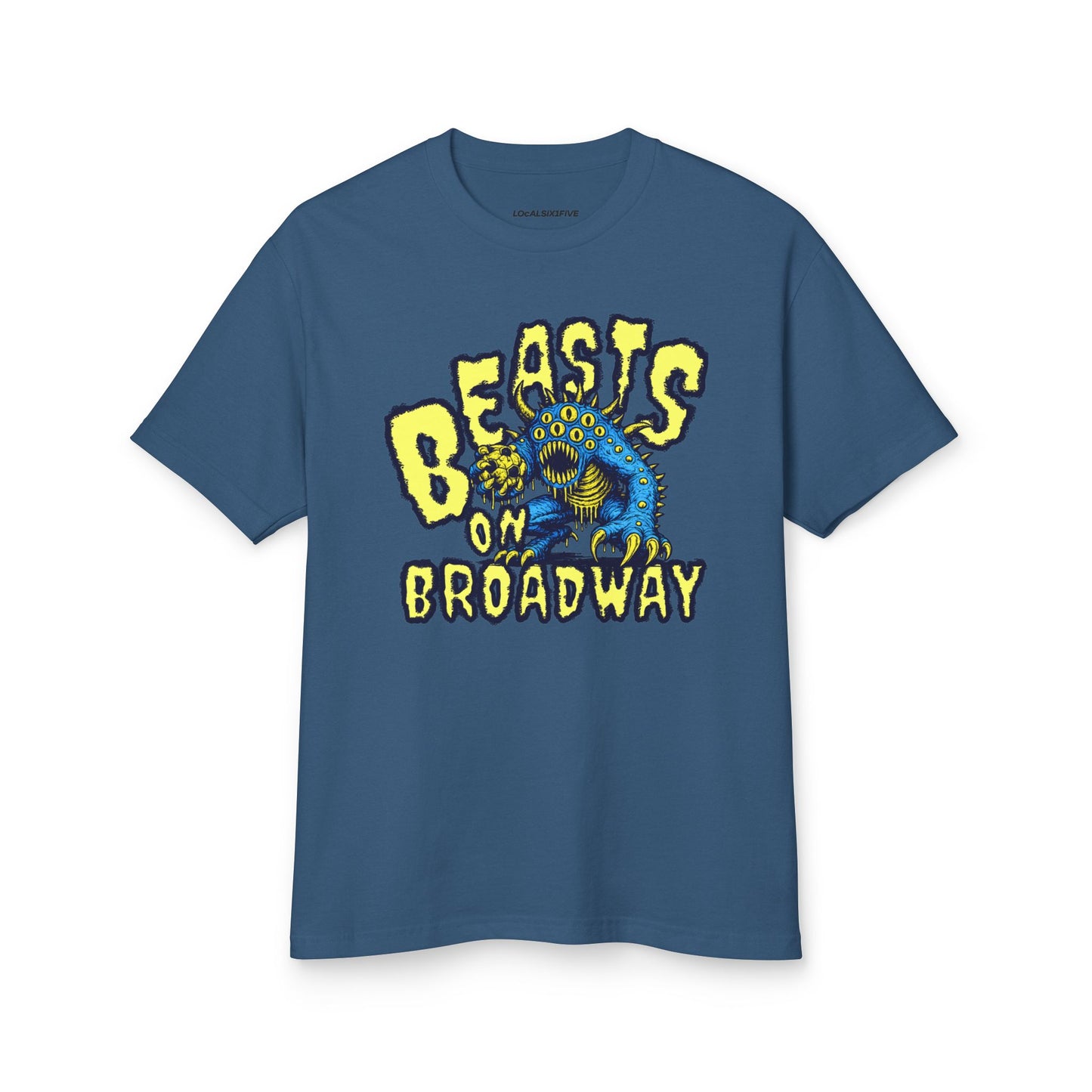 Beasts on Broadway Garment-Dyed Heavyweight Cotton Tee