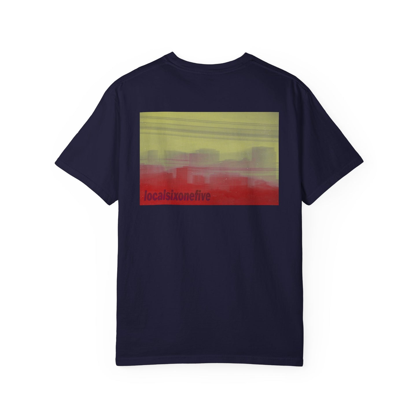 Local City blur Garment-Dyed T-shirt
