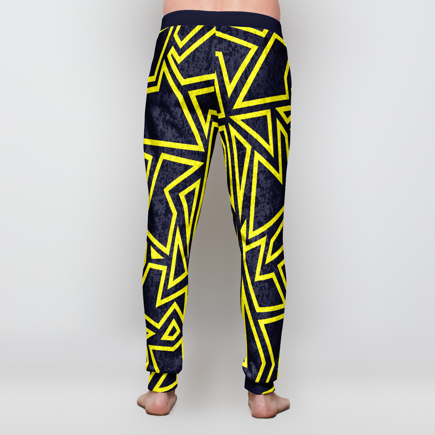 Velvet Broken N pattern pants