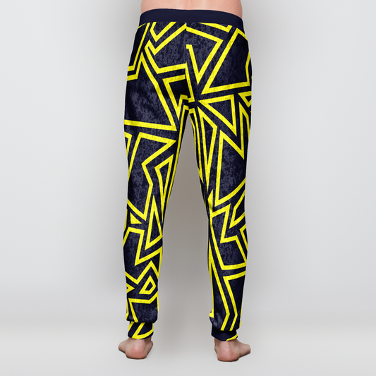 Velvet Broken N pattern pants