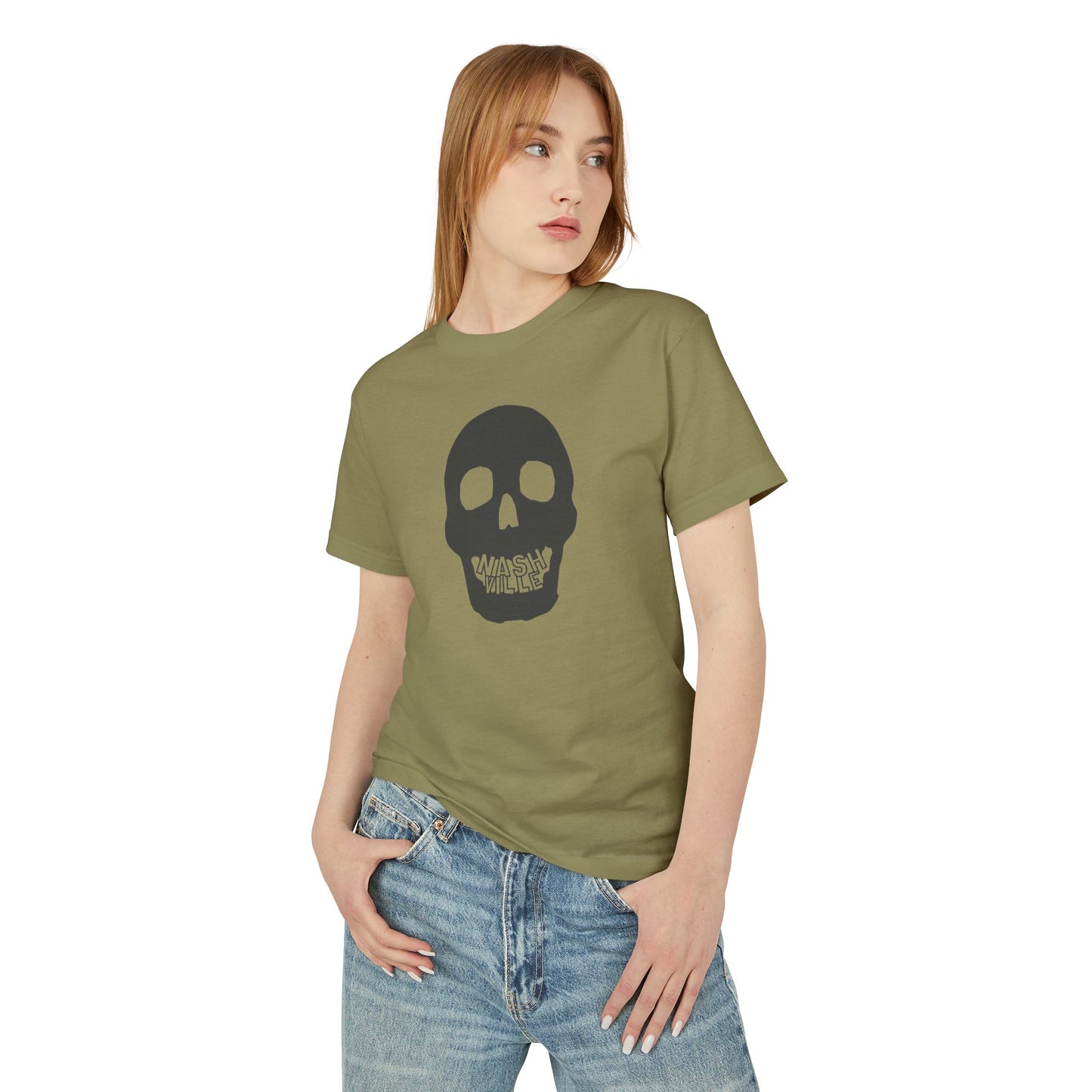 Nash Skull Teeth Unisex Garment-Dyed Heavyweight Cotton Tee