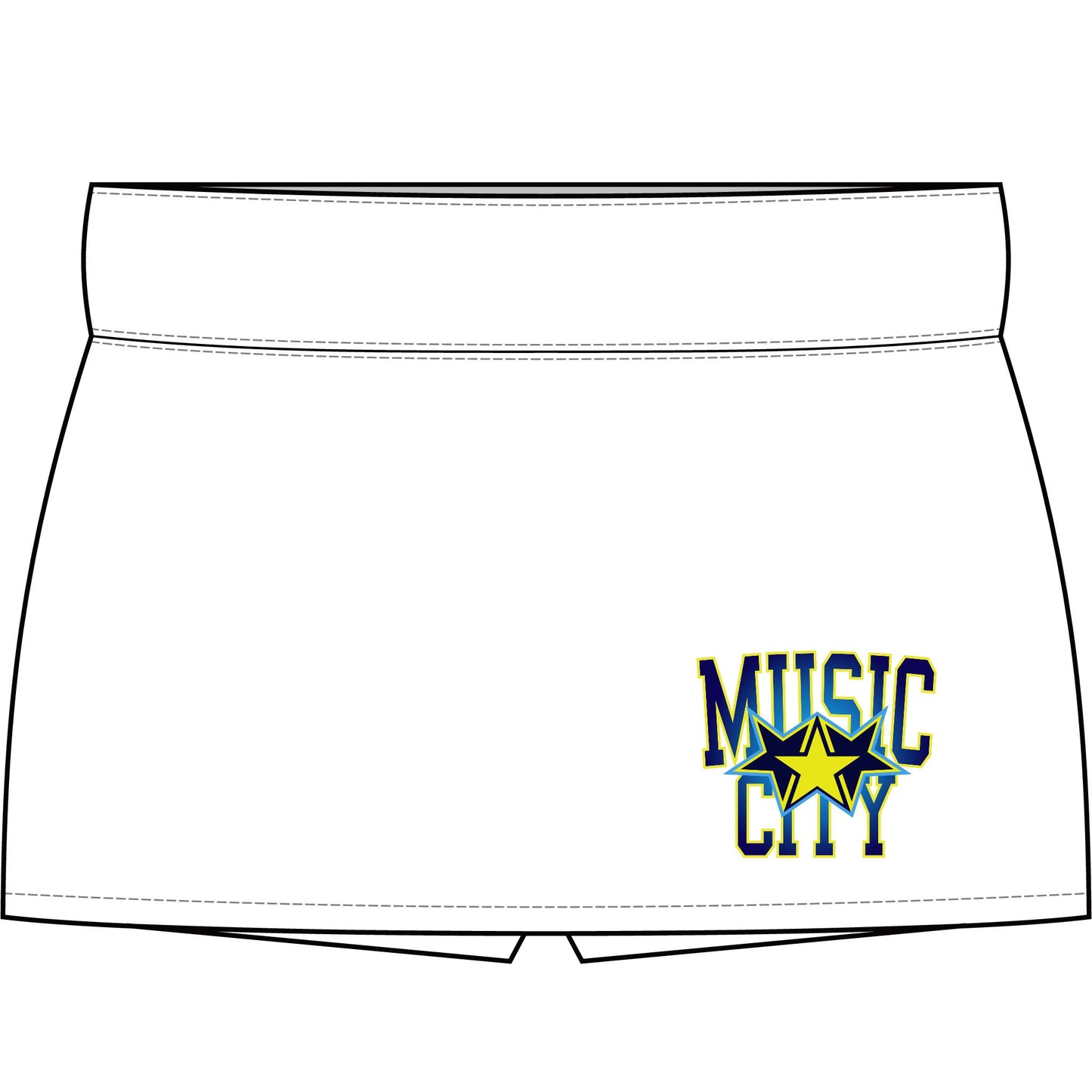 MUSIC CITY GradStar Women's Skort