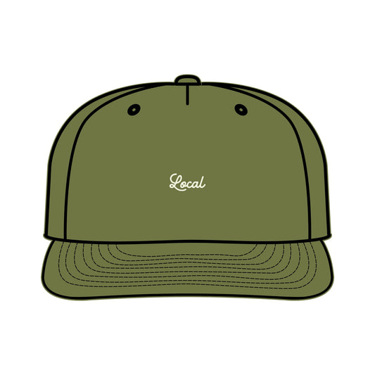 Local Small Script Surf Cap