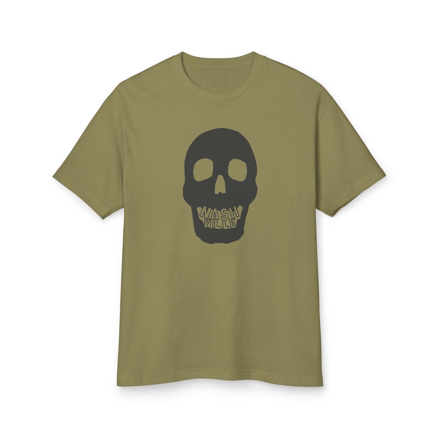 Nash Skull Teeth Unisex Garment-Dyed Heavyweight Cotton Tee