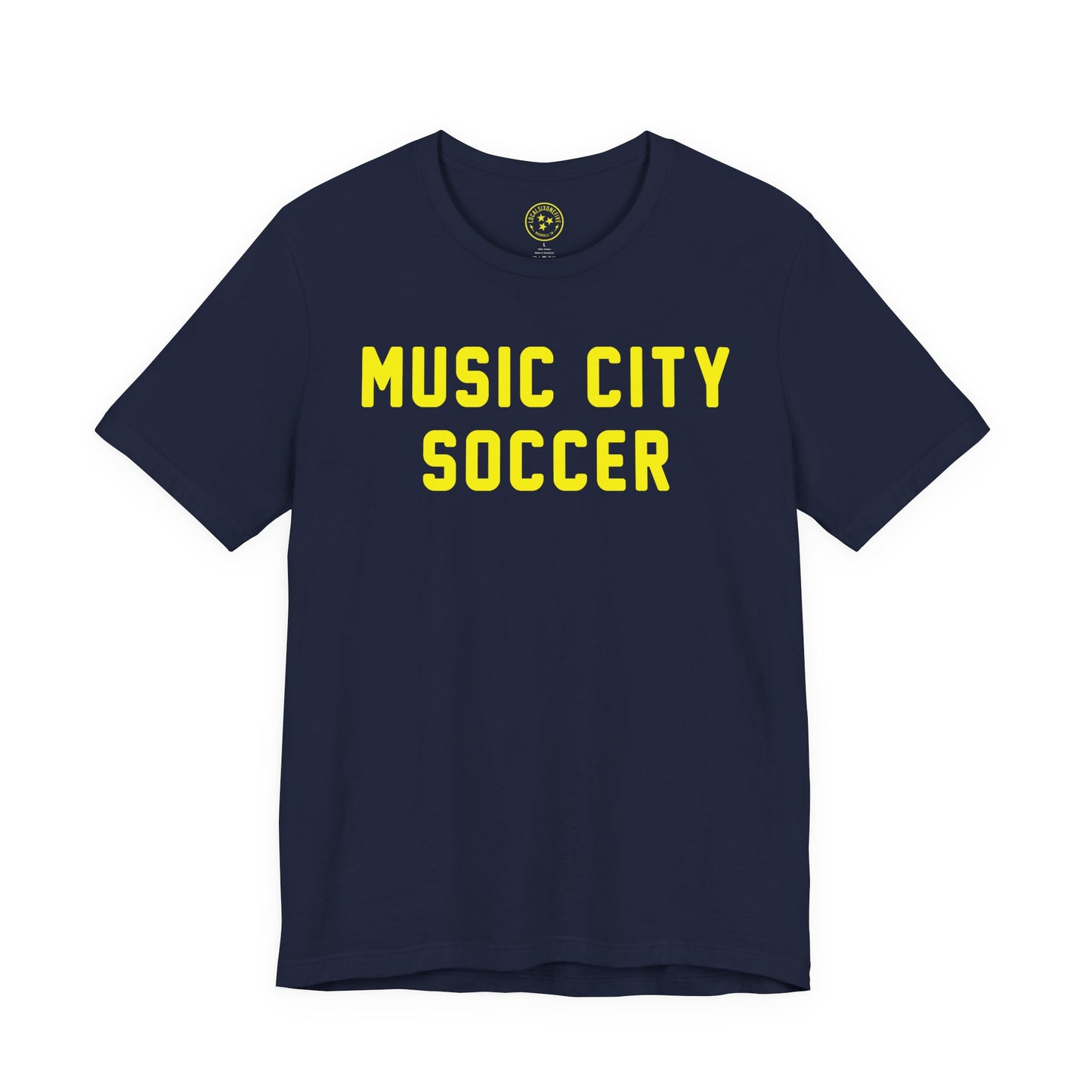 MUSIC CITY SOCCER Plain Unisex Jersey Short Sleeve Tee