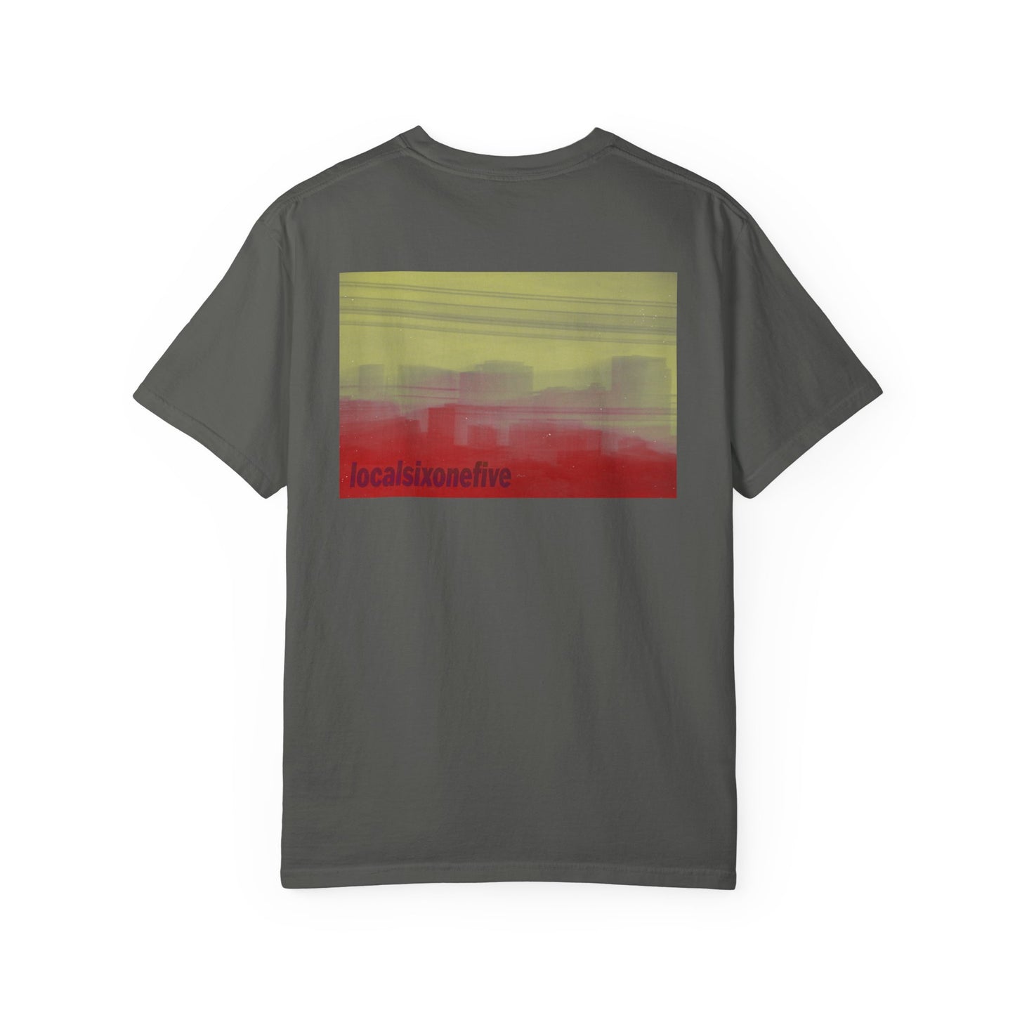Local City blur Garment-Dyed T-shirt