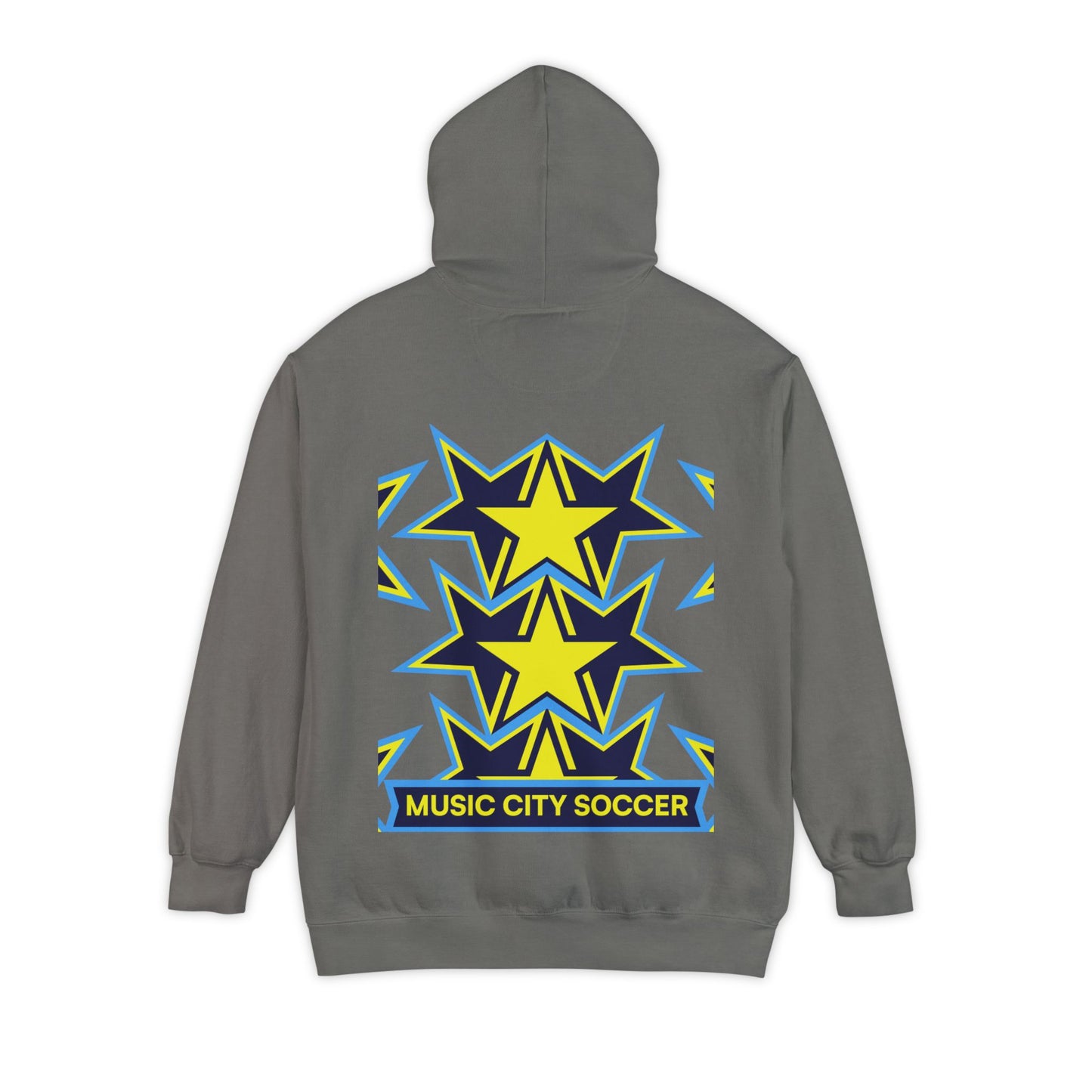3 star refract Garment-Dyed Hoodie