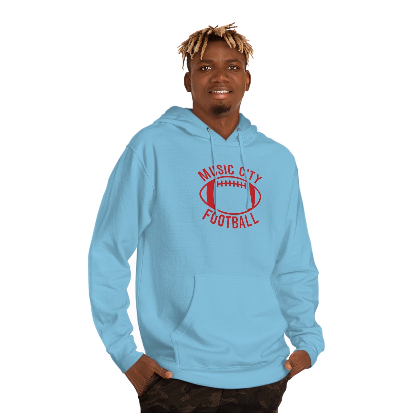 Music City Football Unisex Hooded Sweatshirt