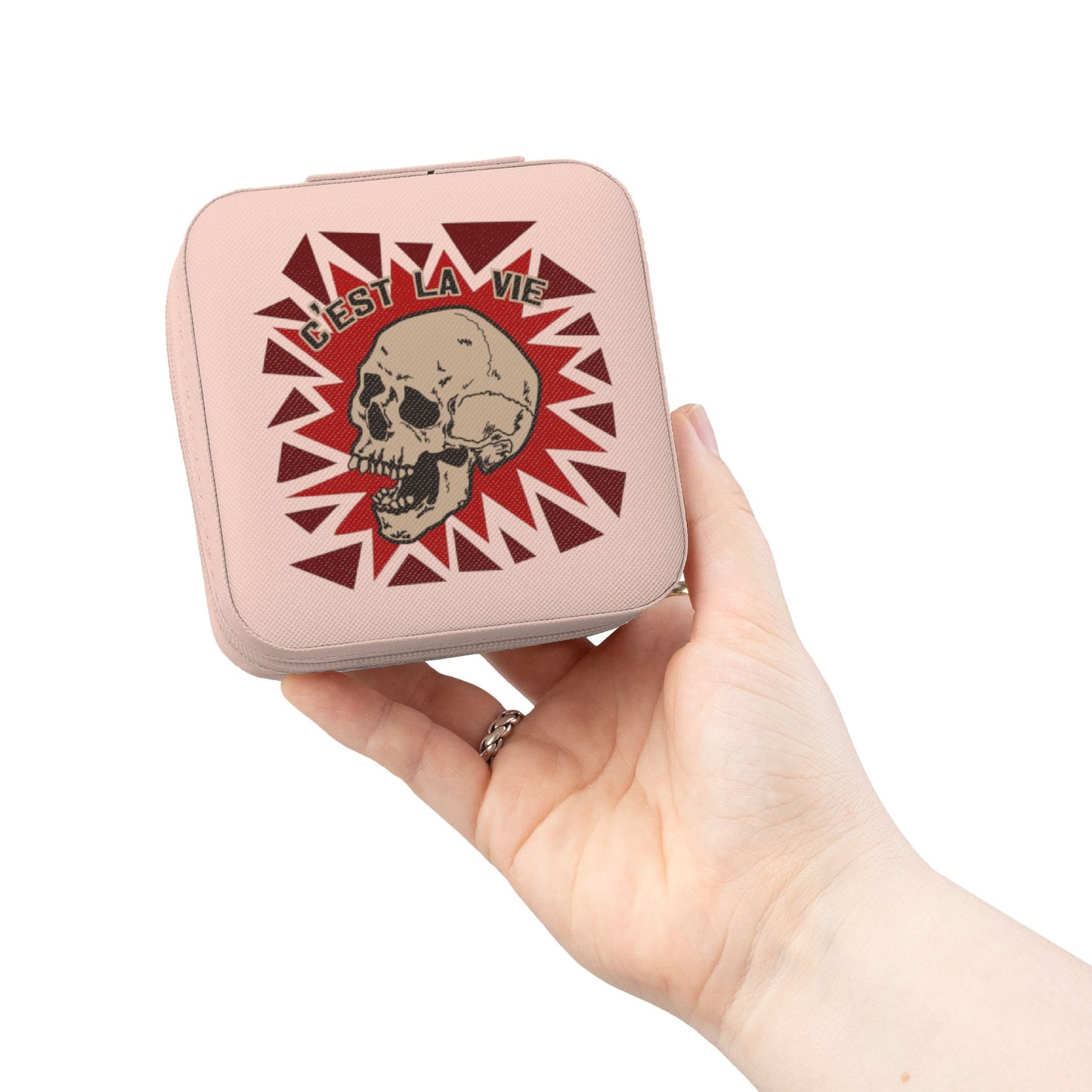 Skull Blast Vie Jewelry Travel Case