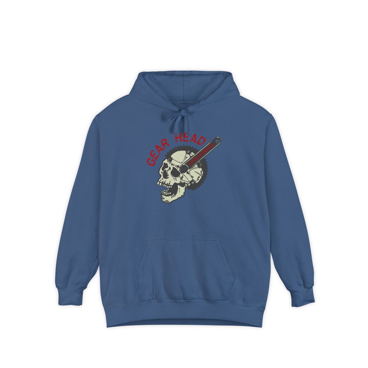 Gear Head Unisex Garment-Dyed Hoodie