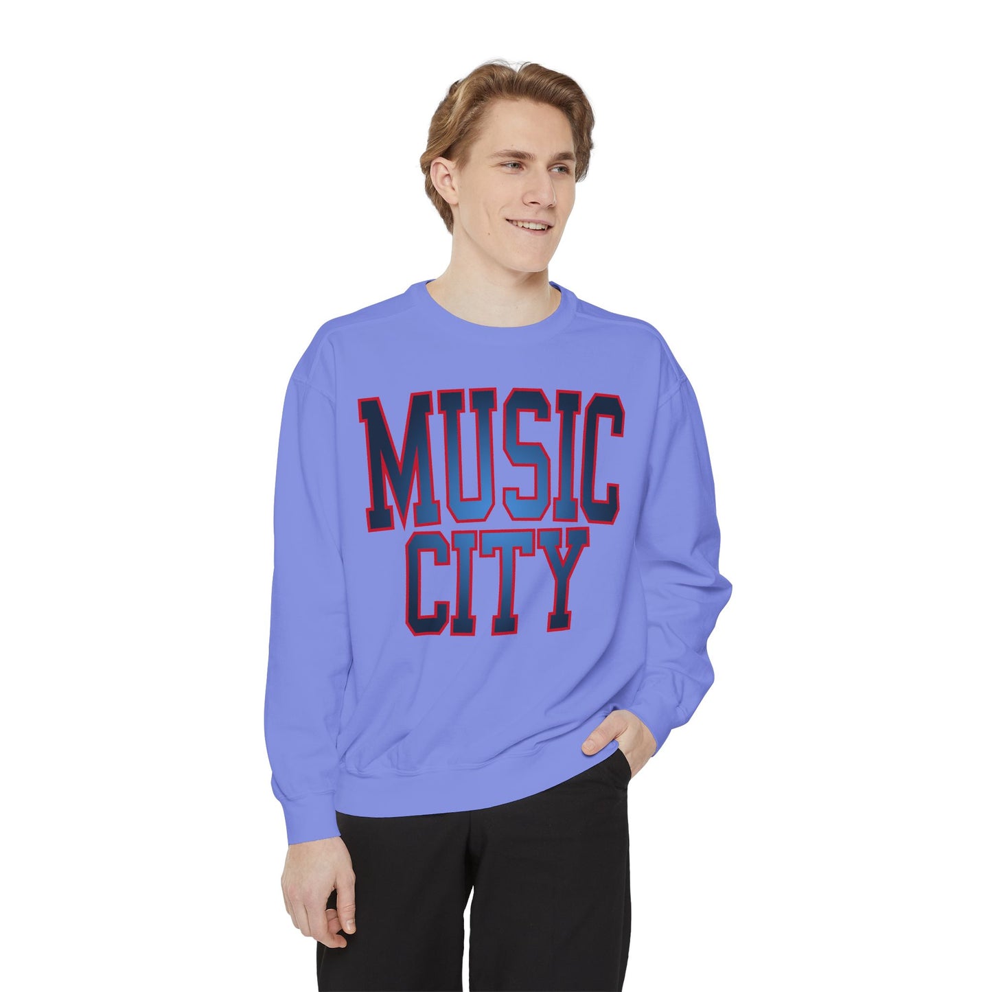 MUSIC CITY Tall Grad Garment-Dyed Sweatshirt