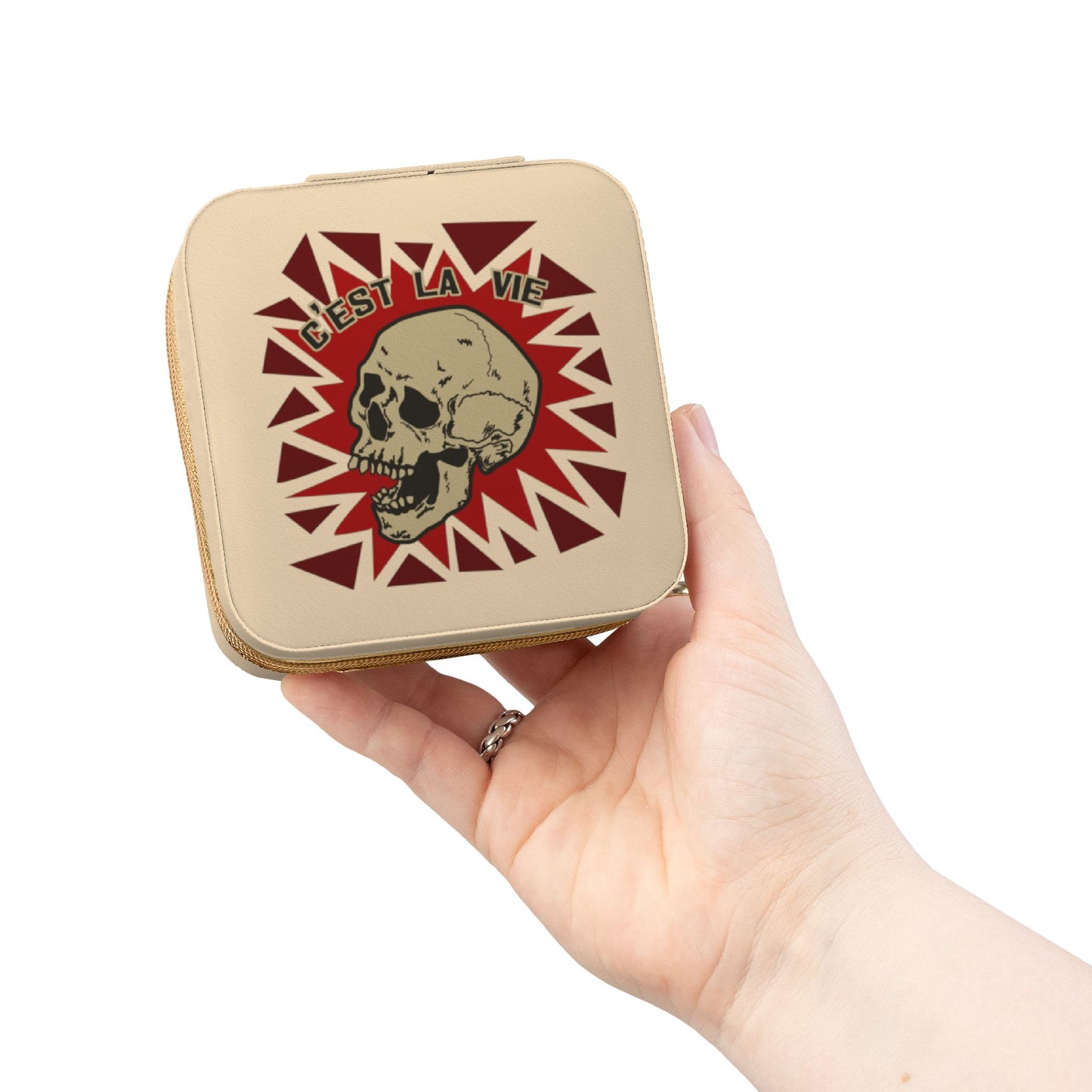 Skull Blast Vie Jewelry Travel Case