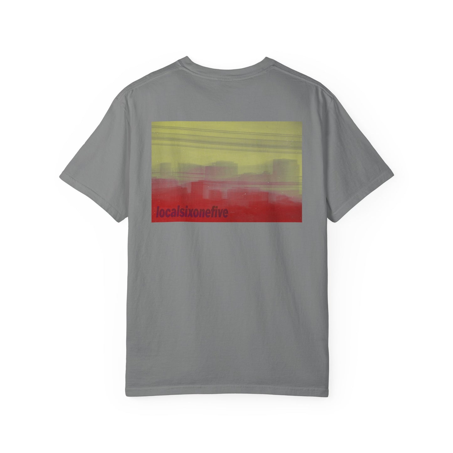 Local City blur Garment-Dyed T-shirt