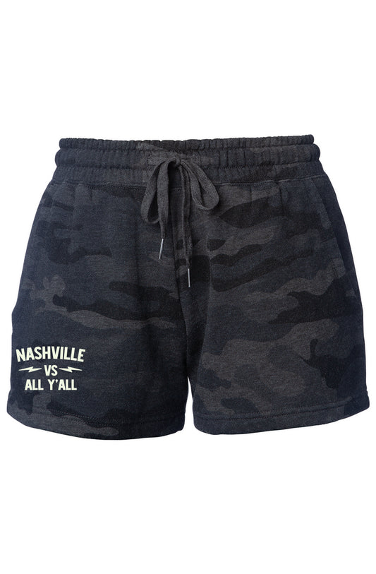 Nash Vs Black Camo Heather Shorts