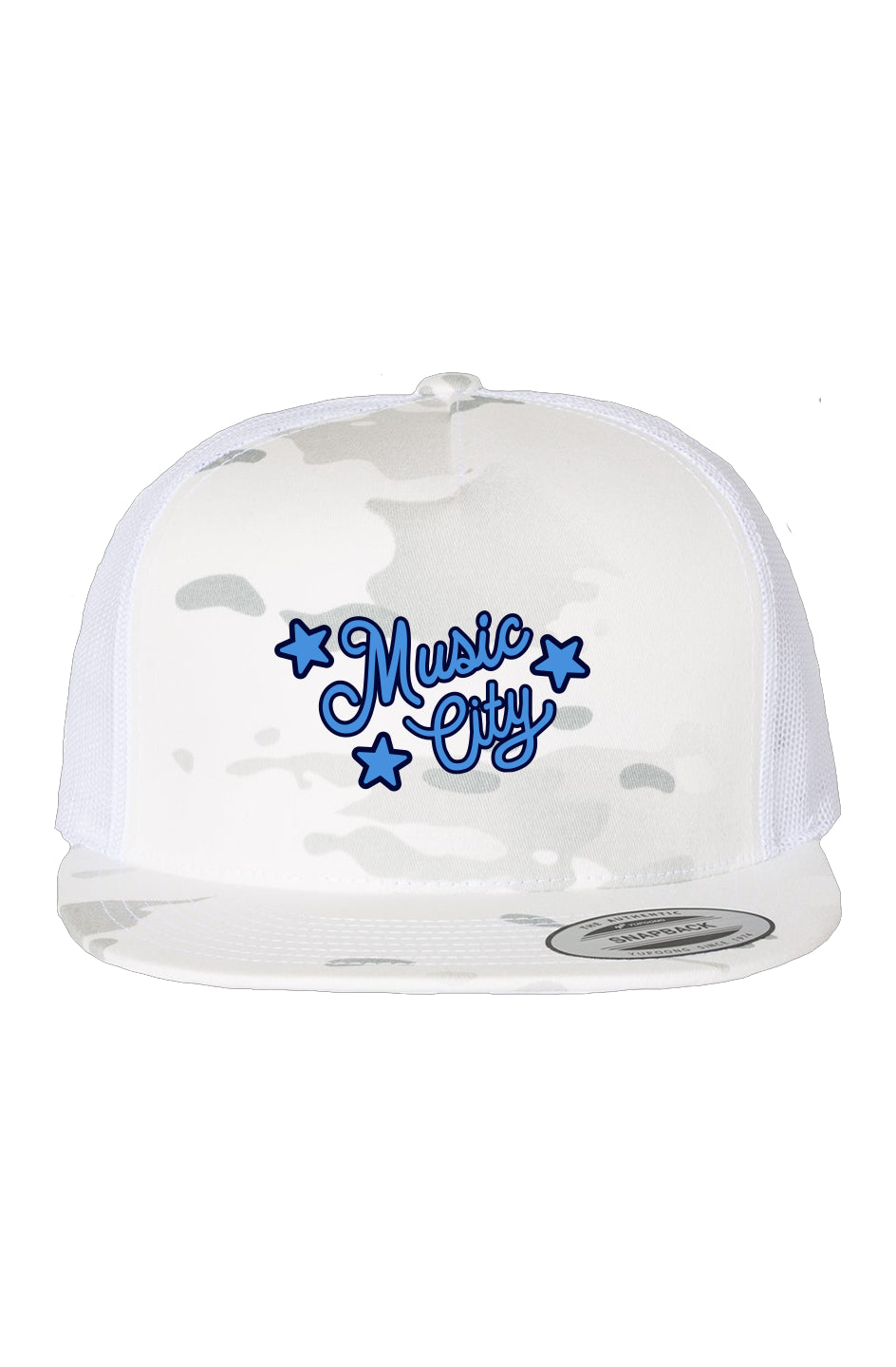 Music City Script Stars Multicam Alpine/ White Trucker Cap