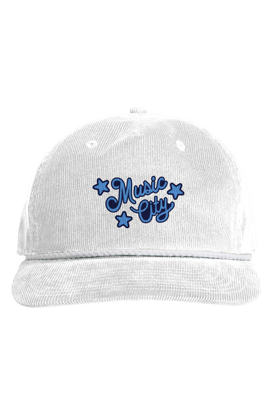 Music City Script/Stars Cord Rope Cap