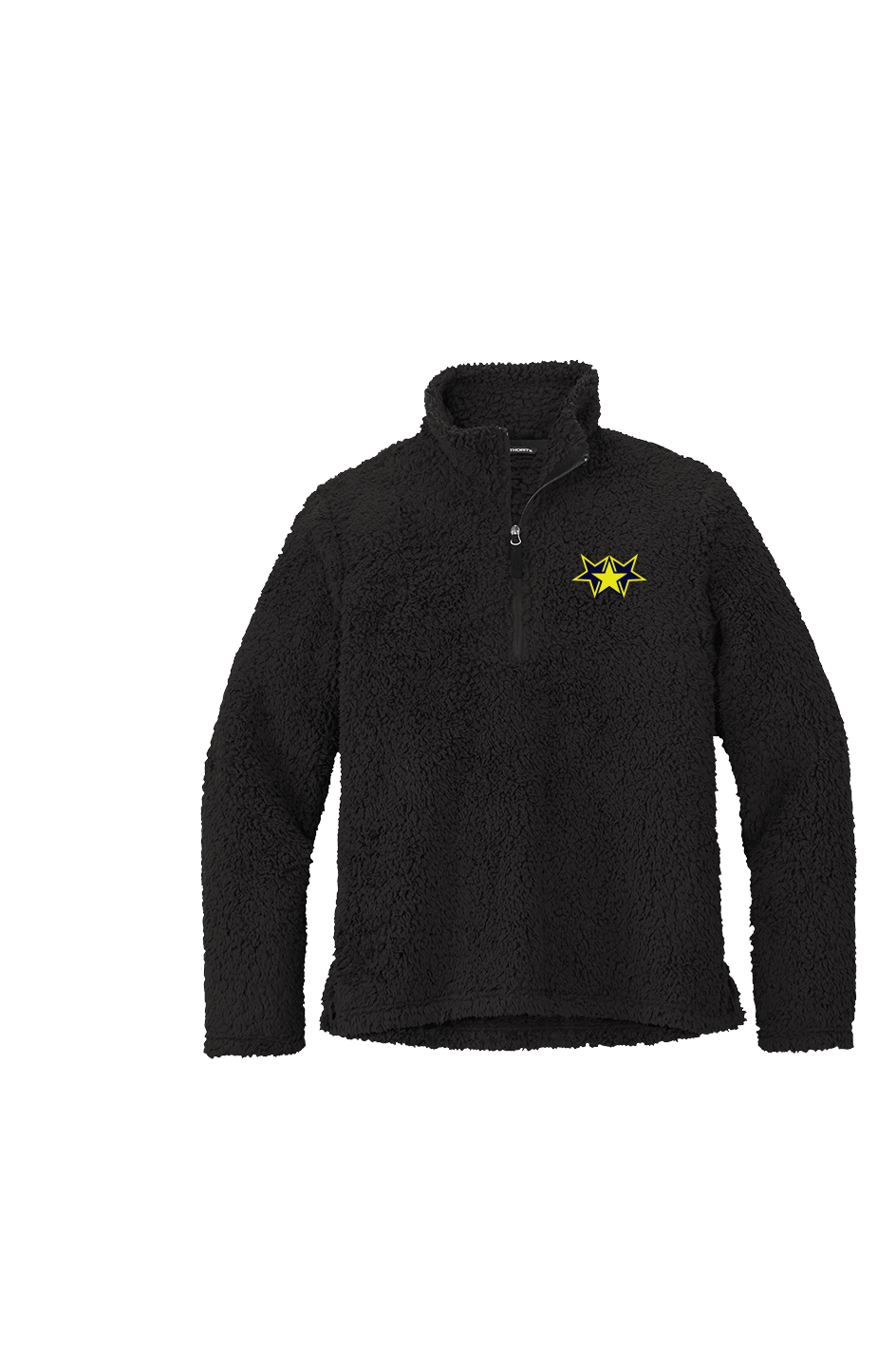 3 Star refracted Crest Cozy 1/4 Zip Fleece